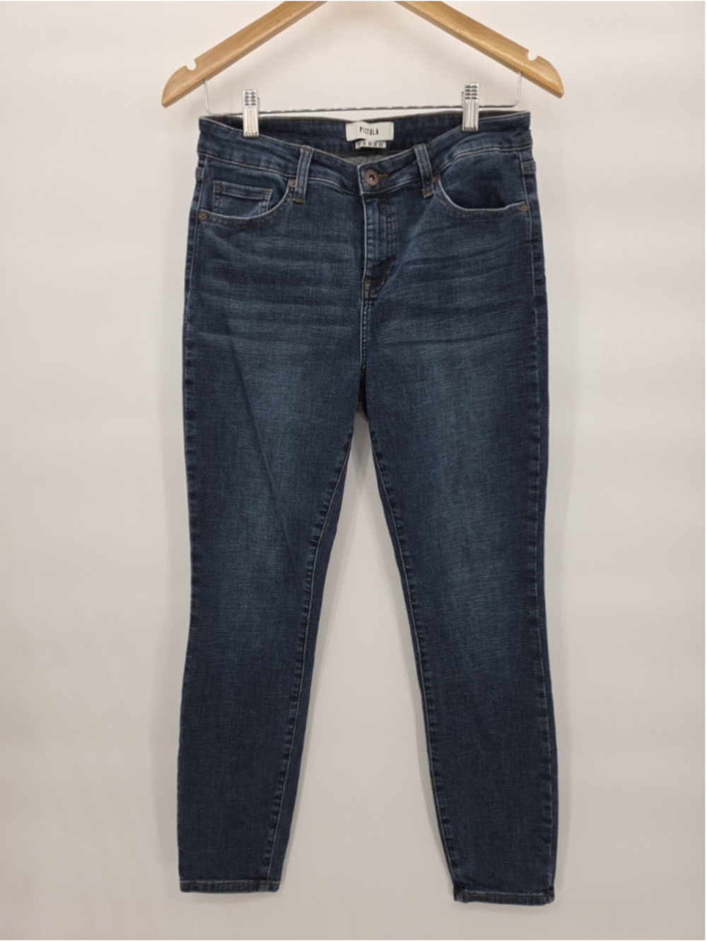 PISTOLA Jeans Women’s Size 30 Dark Wash Blue Slim Straight Ankle Denim